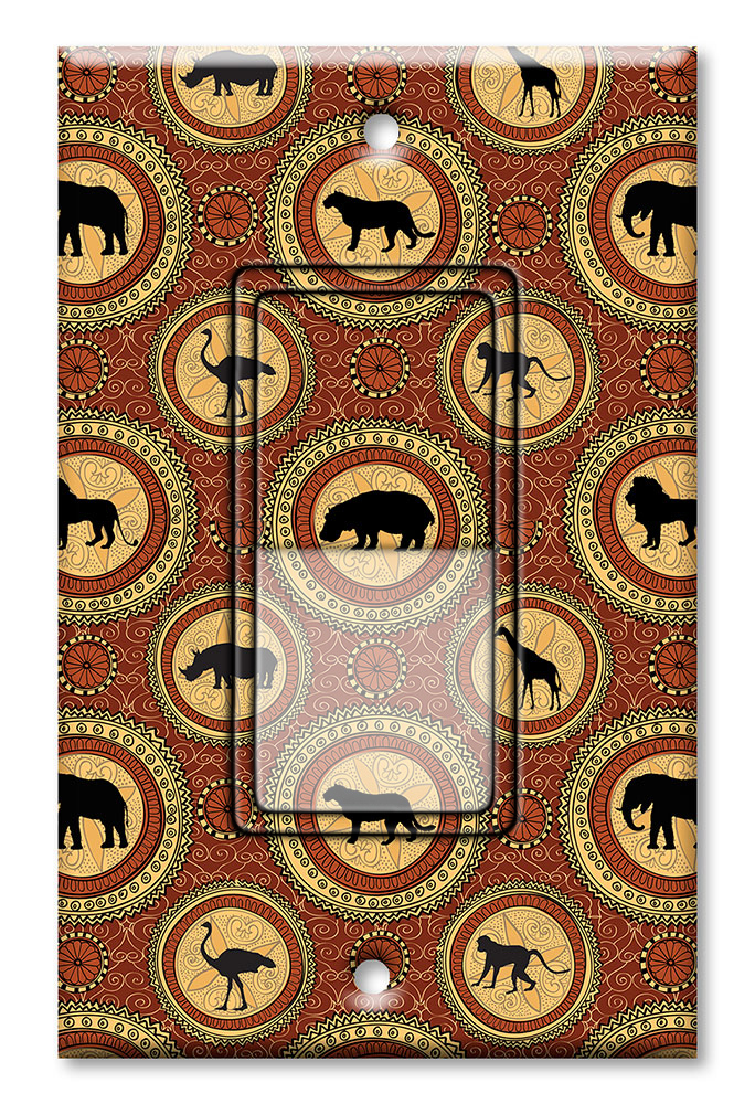 African Theme Animal Circles - #2501