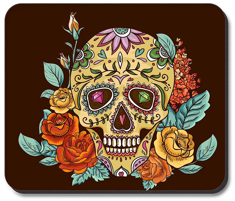 Skull and Flowers - #2588