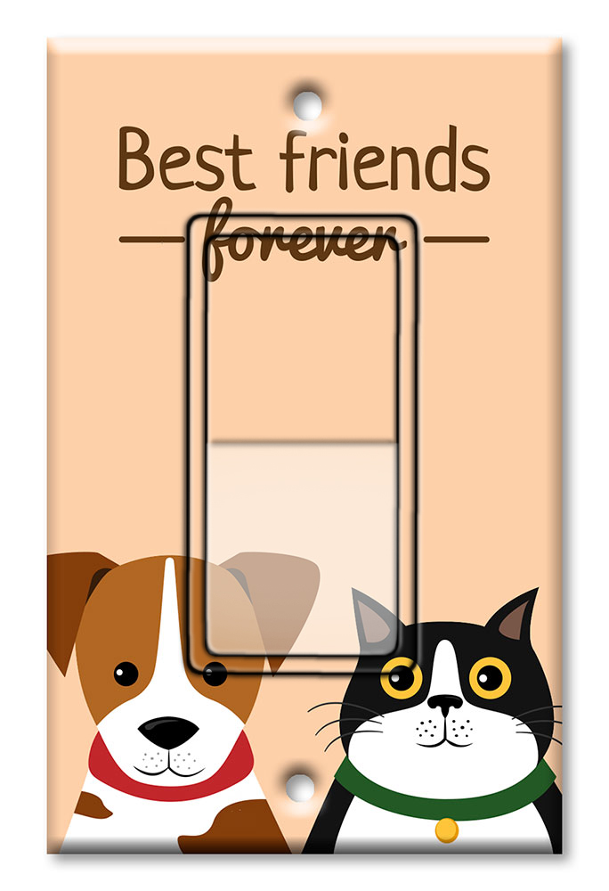 Best Friends Forever - Cat and Dog - #2762