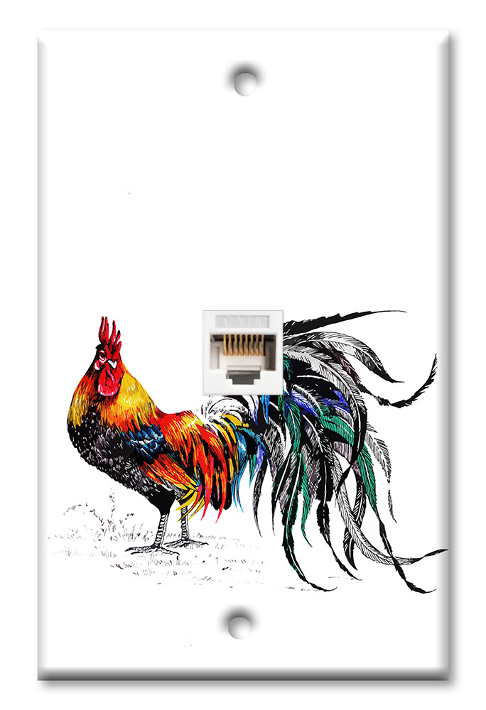 Rooster Drawing - #2766