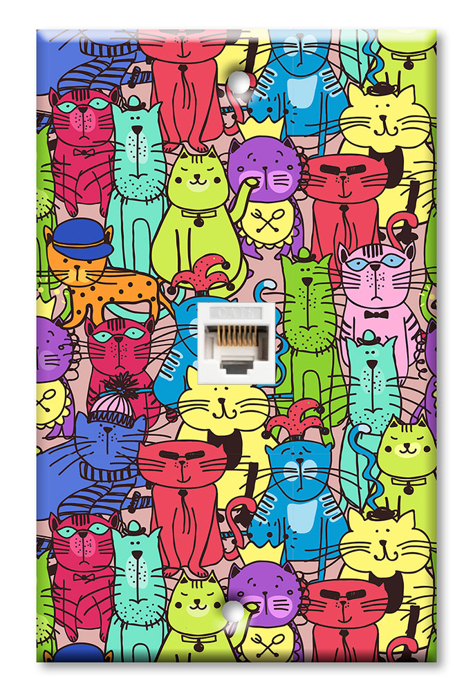 Colorful Cat Toss - #2872