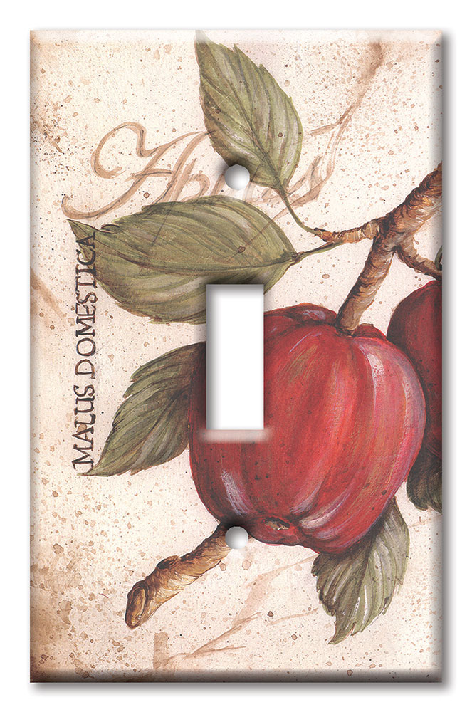 Art Plates - Decorative OVERSIZED Wall Plates & Outlet Covers - Apples