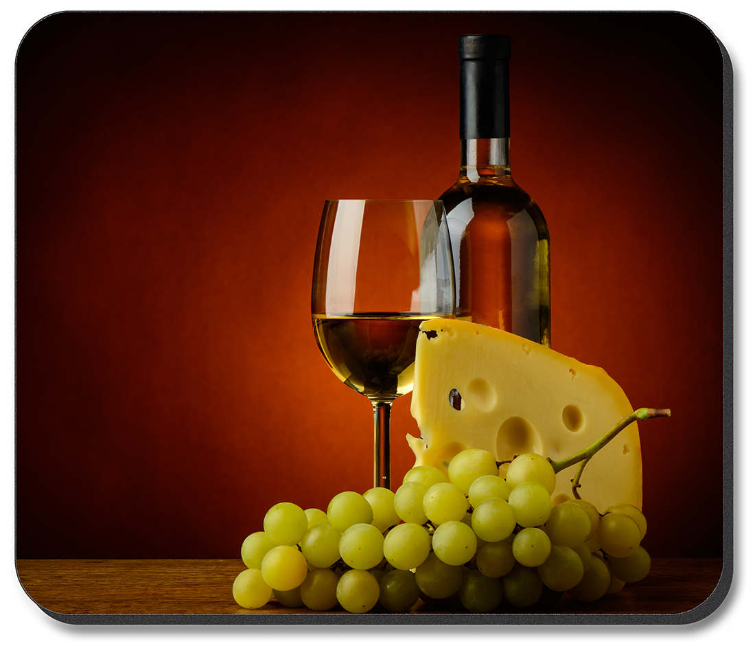 White Wine with Red Background - #3119