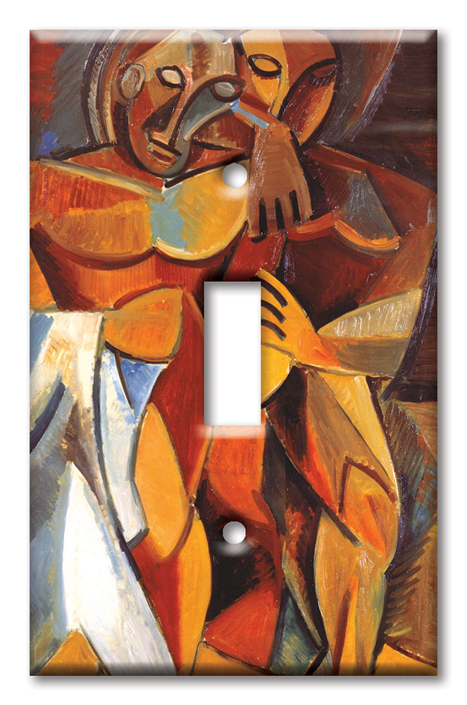 Art Plates - Decorative OVERSIZED Switch Plates & Outlet Covers - Picasso II