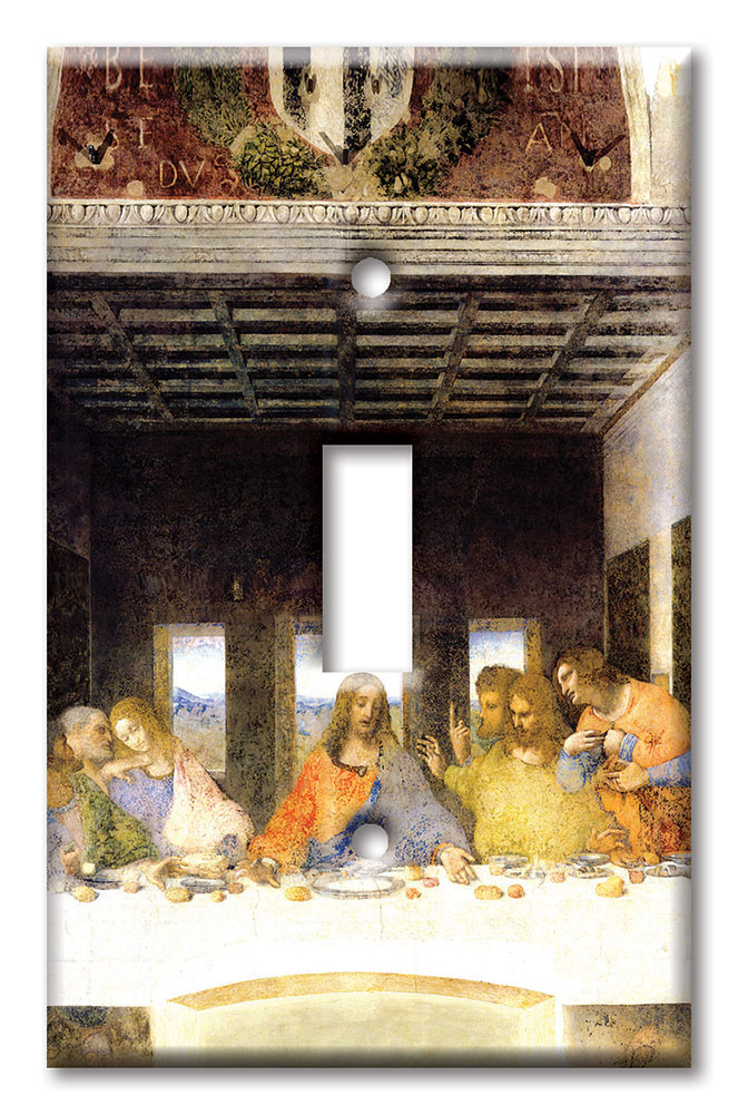 Art Plates - Decorative OVERSIZED Wall Plates & Outlet Covers - Da Vinci: Last Supper