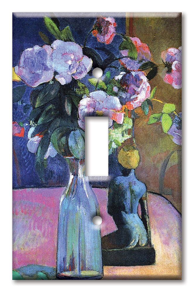 Art Plates - Decorative OVERSIZED Wall Plate - Outlet Cover - Gauguin: Still Life