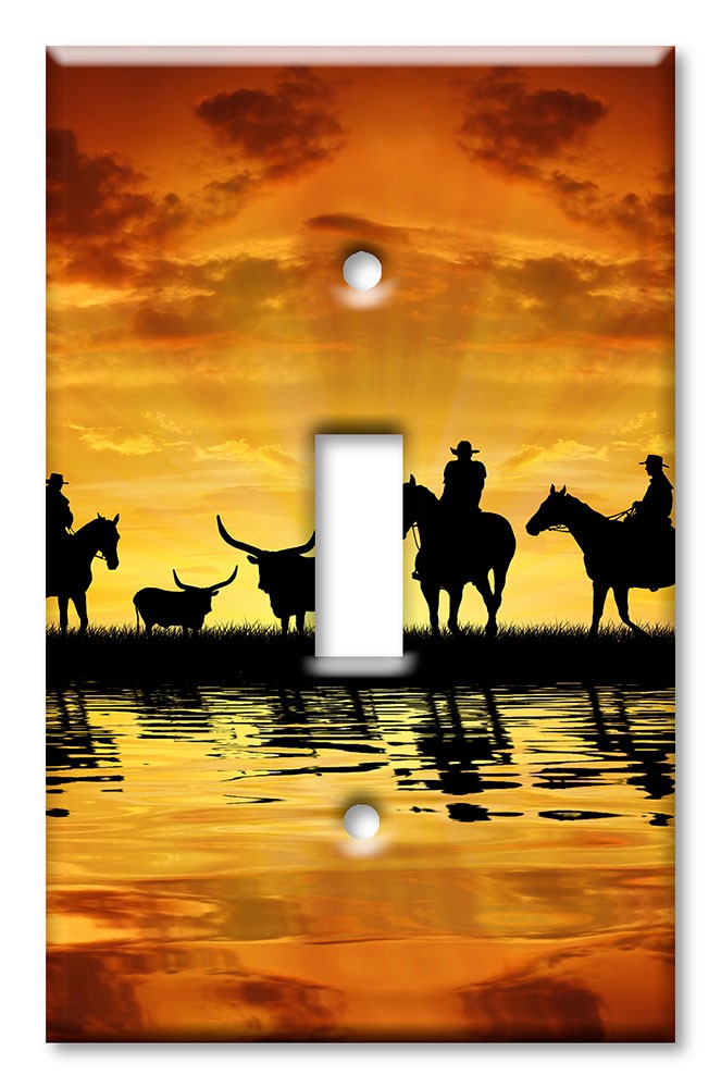 Art Plates - Decorative OVERSIZED Switch Plates & Outlet Covers - On The Range