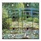 Printed 2 Gang Decora Duplex Receptacle Outlet with matching Wall Plate - Monet: Japanese Footbridge