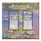 Printed Decora 2 Gang Rocker Style Switch with matching Wall Plate - Monet: Water Lilies