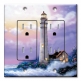 Printed 2 Gang Decora Duplex Receptacle Outlet with matching Wall Plate - Lighthouse of Dreams