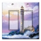Printed Decora 2 Gang Rocker Style Switch with matching Wall Plate - Lighthouse of Dreams