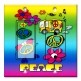 Printed 2 Gang Decora Switch - Outlet Combo with matching Wall Plate - Peace