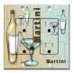 Printed 2 Gang Decora Duplex Receptacle Outlet with matching Wall Plate - Martini