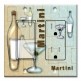 Printed 2 Gang Decora Switch - Outlet Combo with matching Wall Plate - Martini