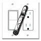 Printed 2 Gang Decora Switch - Outlet Combo with matching Wall Plate - A Gentleman's Cigar