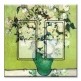 Printed Decora 2 Gang Rocker Style Switch with matching Wall Plate - Van Gogh: Vase of Roses