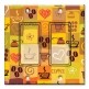 Printed Decora 2 Gang Rocker Style Switch with matching Wall Plate - I Love Coffee