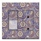 Printed 2 Gang Decora Switch - Outlet Combo with matching Wall Plate - Lavender Paisley
