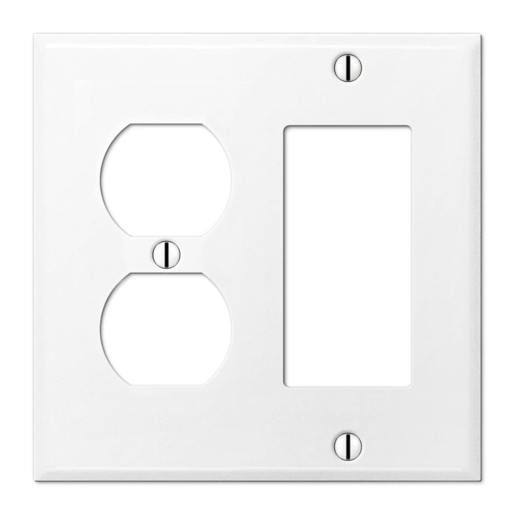 White Standard Size Wall Plates