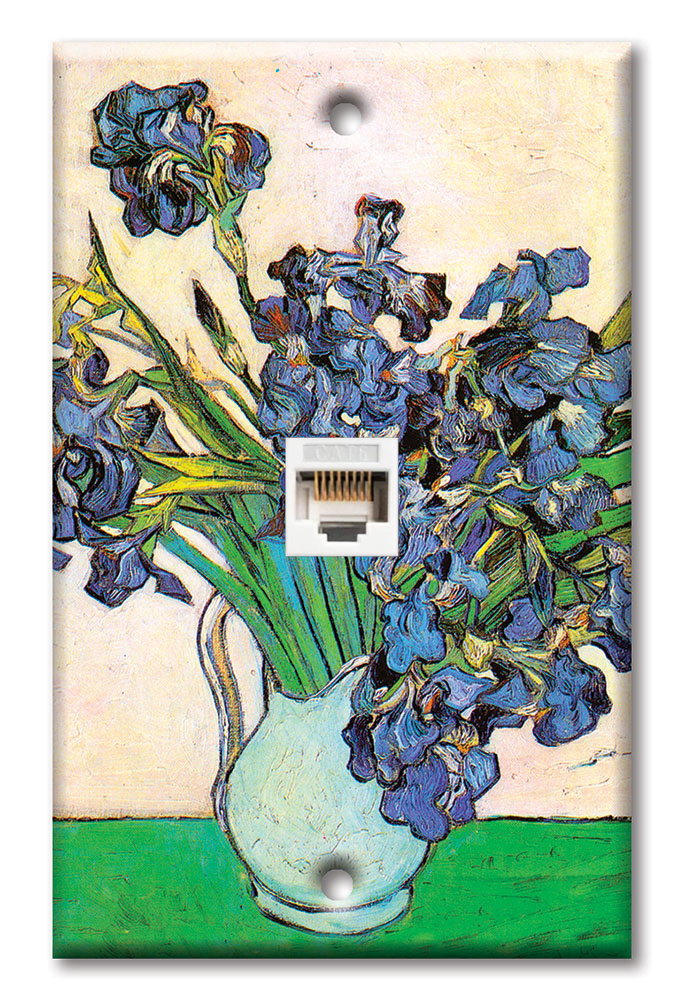 Van Gogh: Vase and Irises - #10