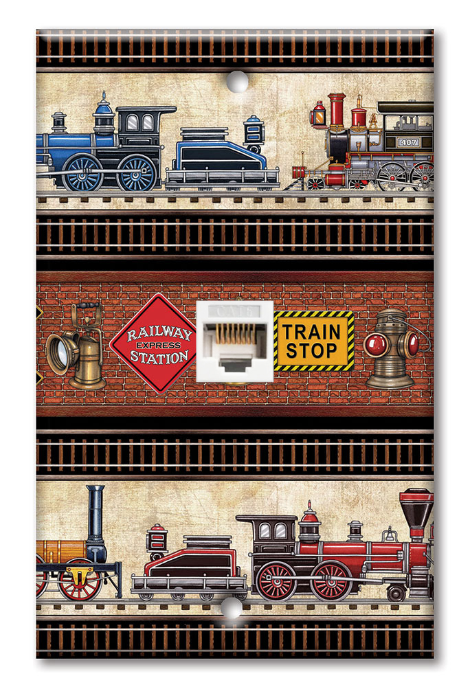Trains and Signs II - Image by Dan Morris - #1016