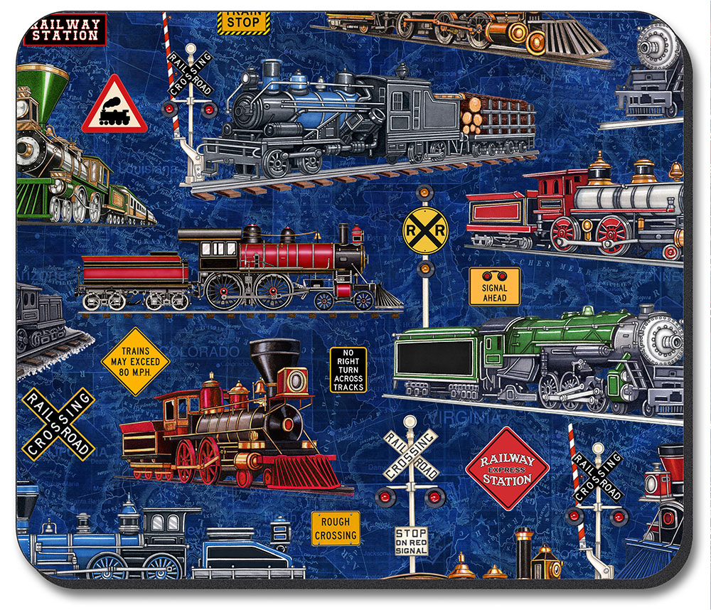 Steam Locomotives (blue) - #1020