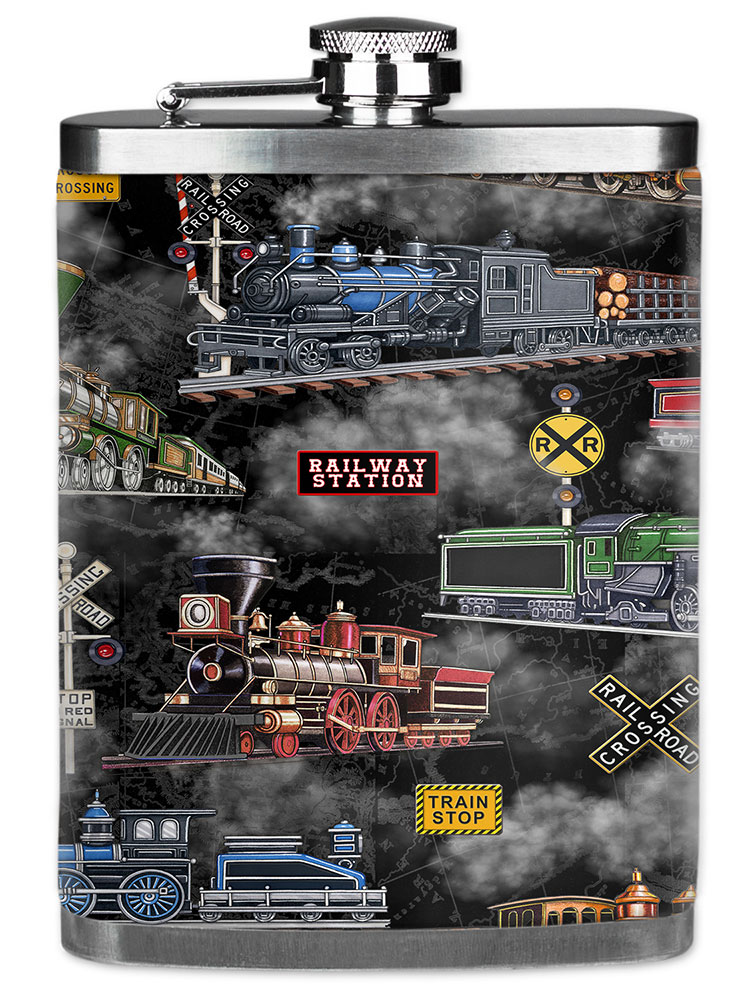 Steam Locomotives (black) - Image by Dan Morris - #1021