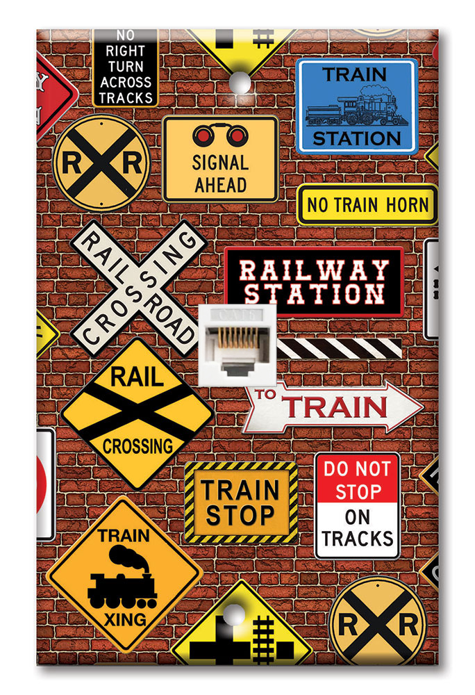 Train Signs - Image by Dan Morris - #1022