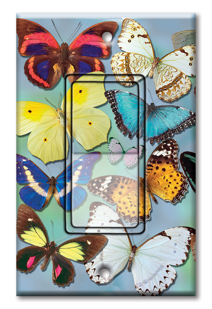 Butterflies on Blue - #116