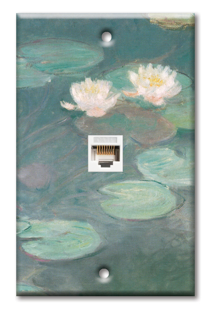 Monet: Water Lilies (close up) - #131