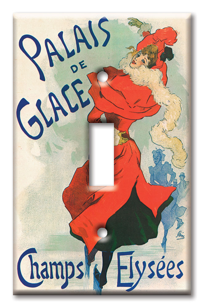 Art Plates - Decorative OVERSIZED Switch Plates & Outlet Covers - Palais de Glace