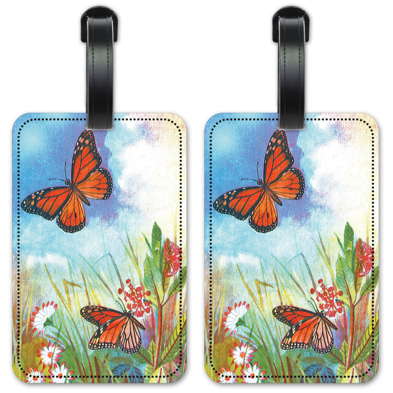 Butterflies and Flowers - #178