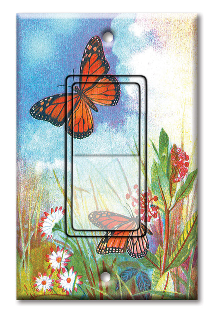 Butterflies and Flowers - #178