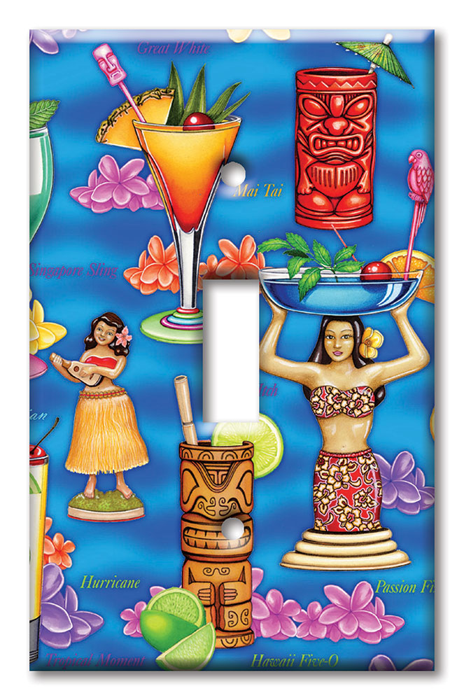 Art Plates - Decorative OVERSIZED Switch Plate - Outlet Cover - The Tropics - Image by Dan Morris