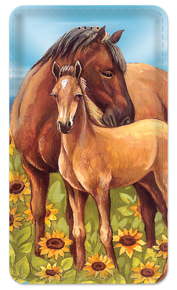 Horses in Sunflowers - #22