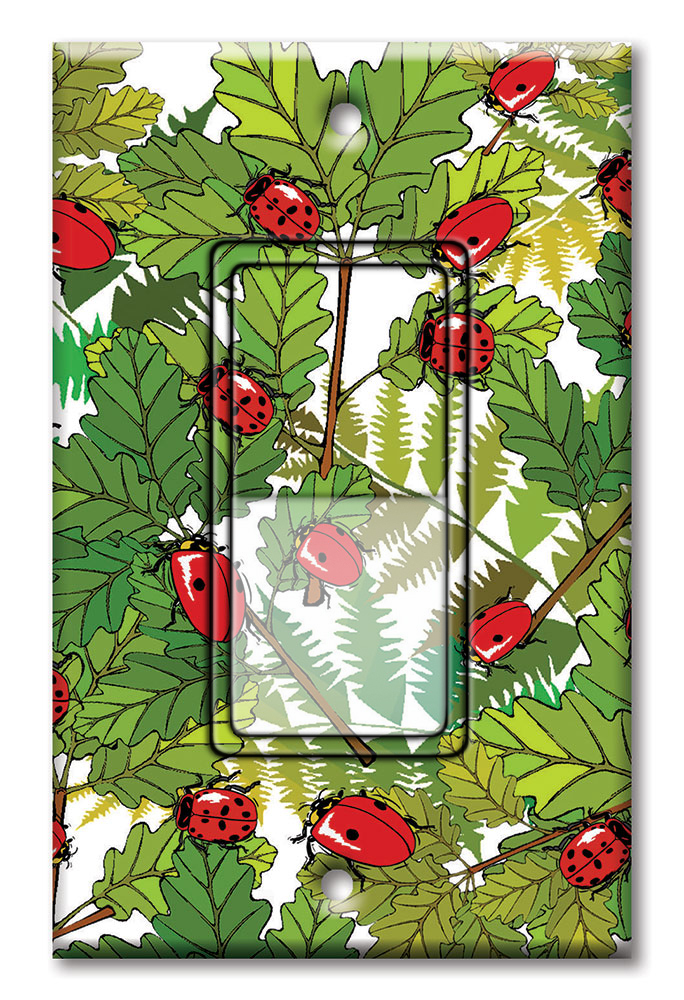 Ladybugs and Leaves - #248