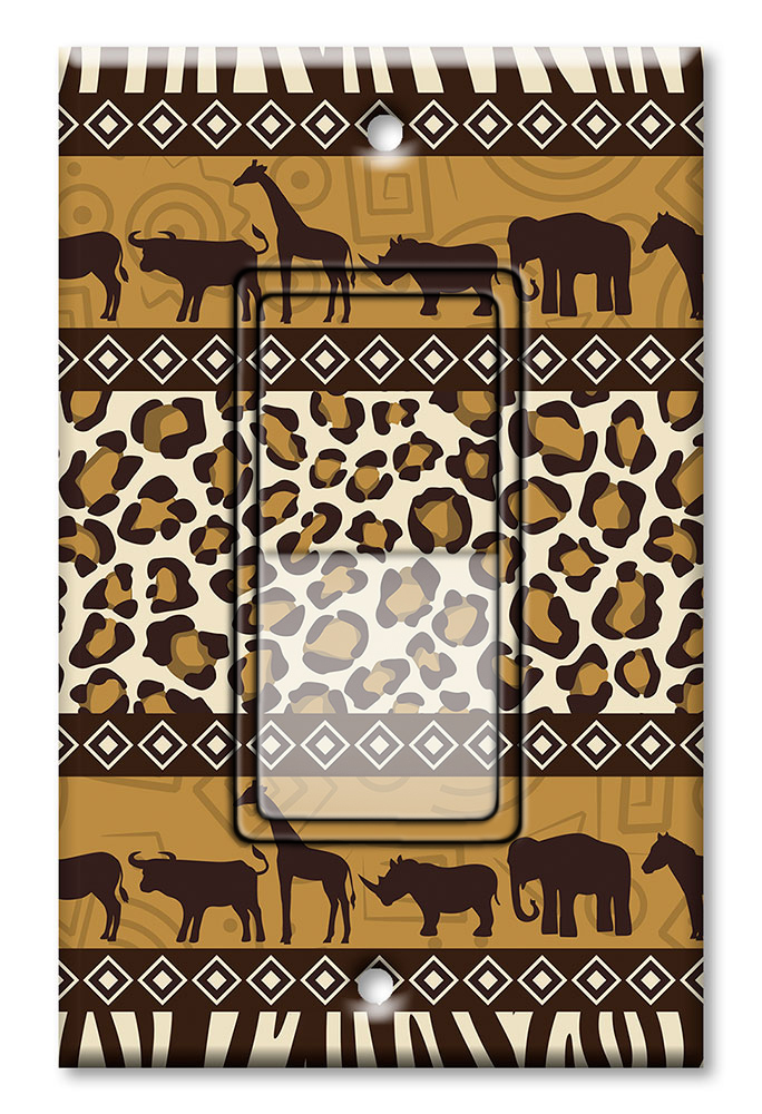 African Theme Animals and Prints - #2500