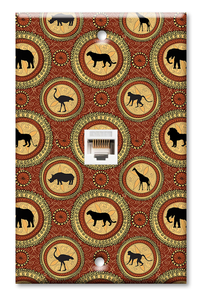 African Theme Animal Circles - #2501