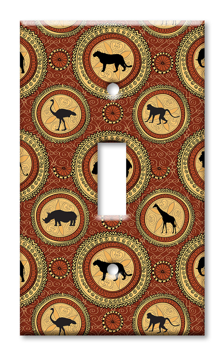 African Theme Animal Circles - #2501