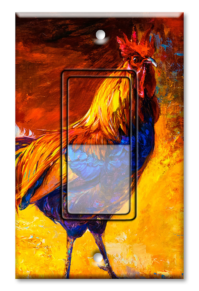 Rooster Painting - #2508