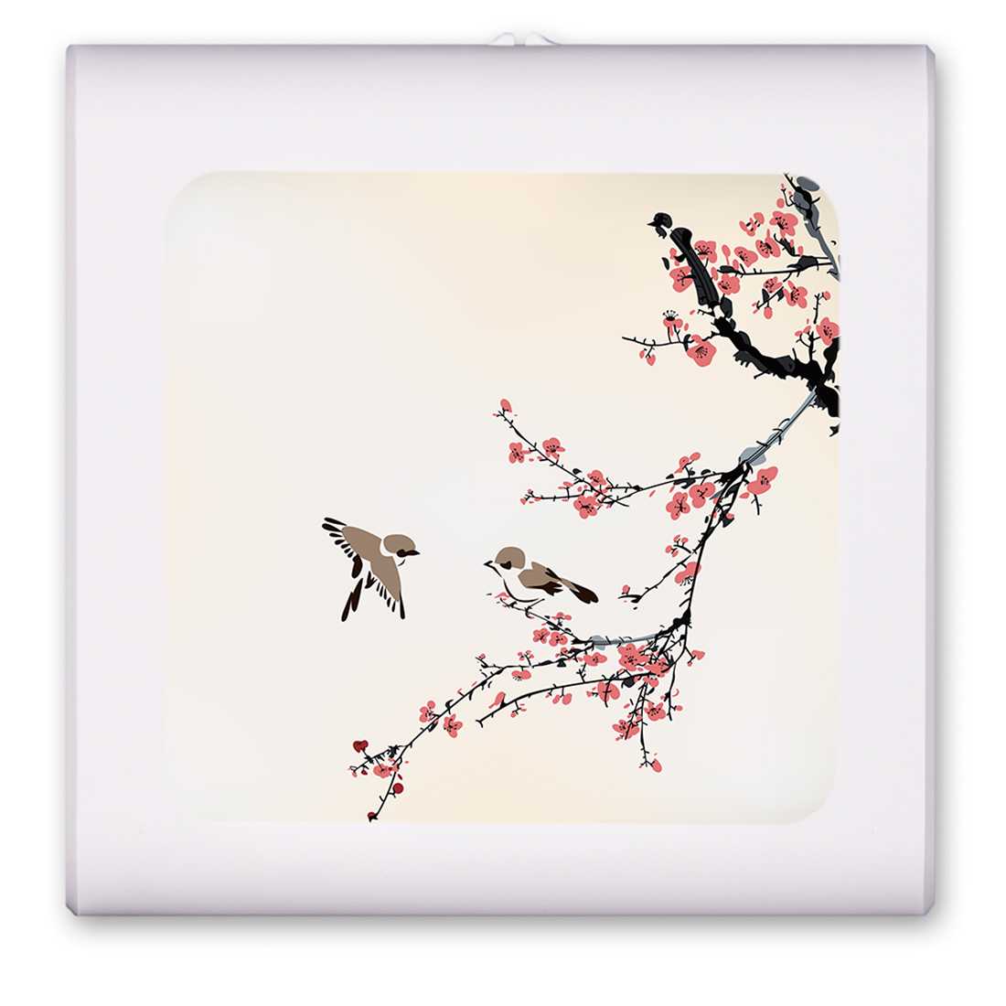 Birds on a Cherry Blossom - #2544