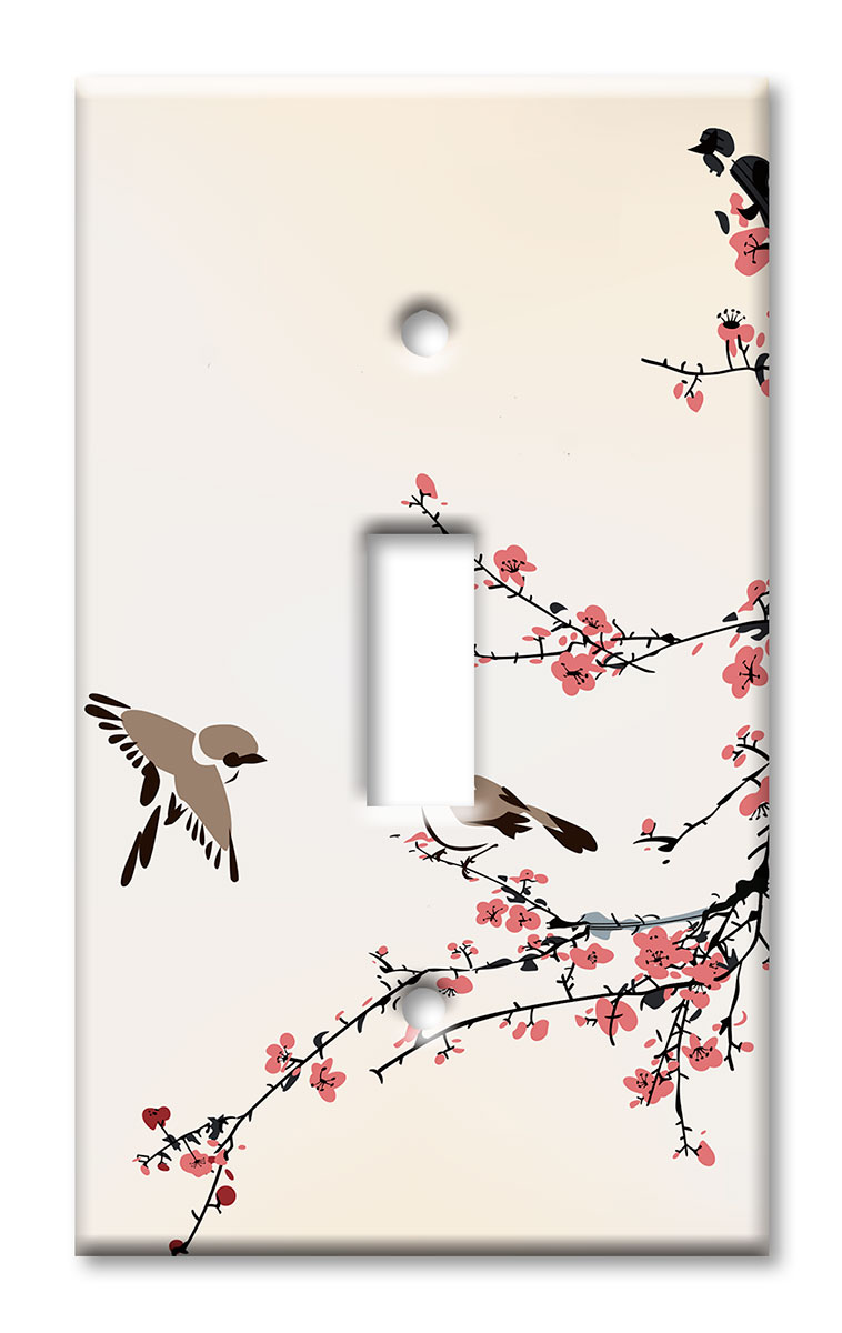 Birds on a Cherry Blossom - #2544