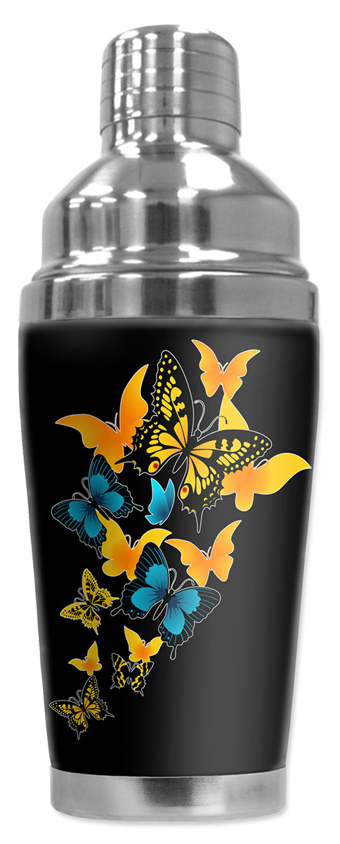 Blue & Yellow Butterflies - #2555