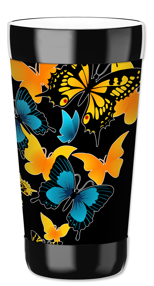 Blue & Yellow Butterflies - #2555