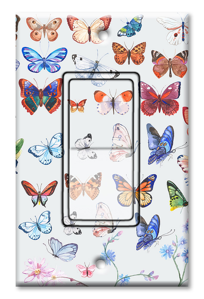 Watercolor Butterflies - #2557