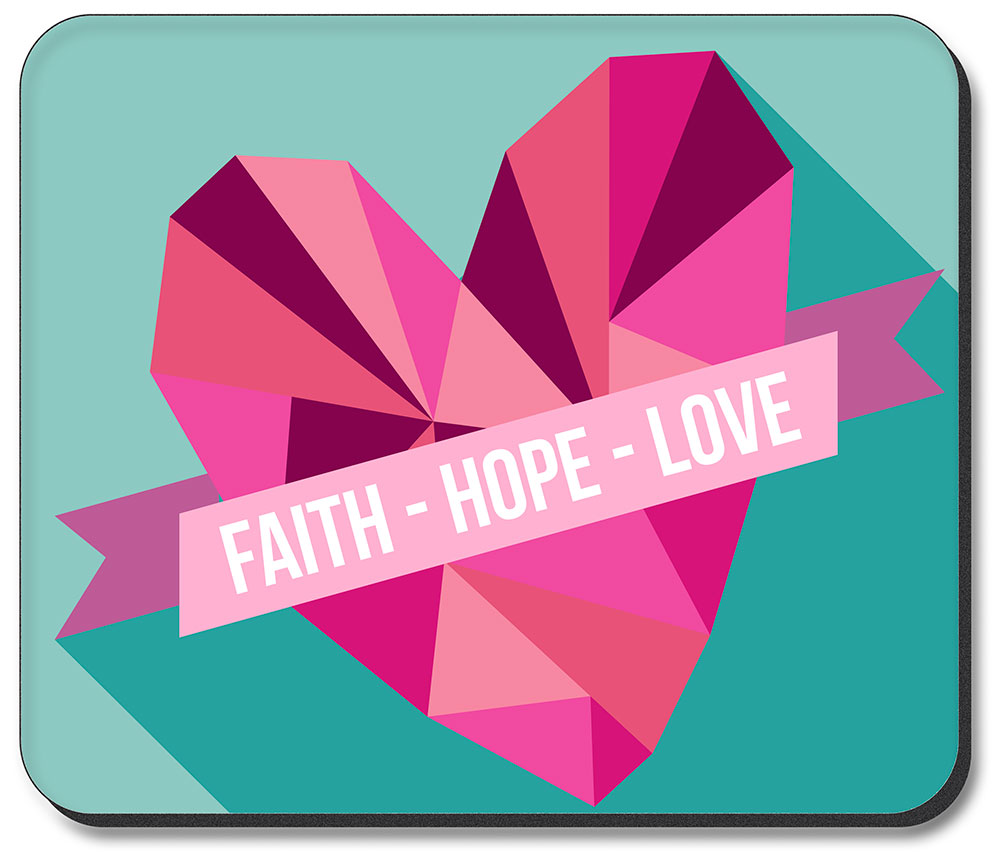 Breast Cancer Faith, Hope, Love - #2567