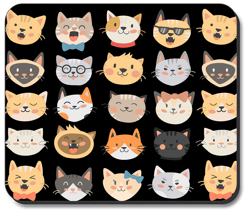 Cute Cat Heads - #2575