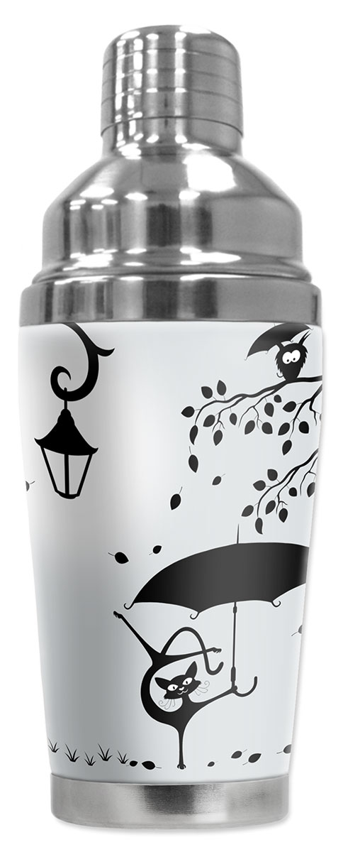 Mugzie Brand 16-Ounce Cocktail Shaker with Insulated Wetsuit Cover - Michael Godard: Strike It Rich