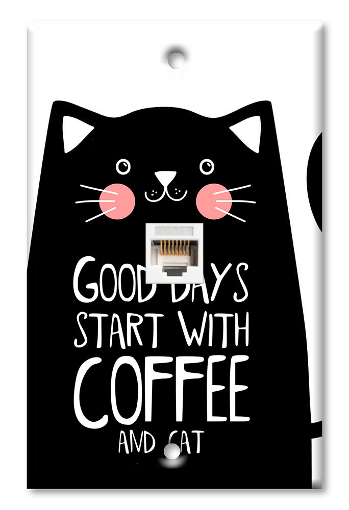 Good Day starts with Coffee and Cats - #2580