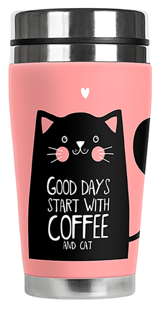 Good Day Starts with Coffee and Cats - #2580